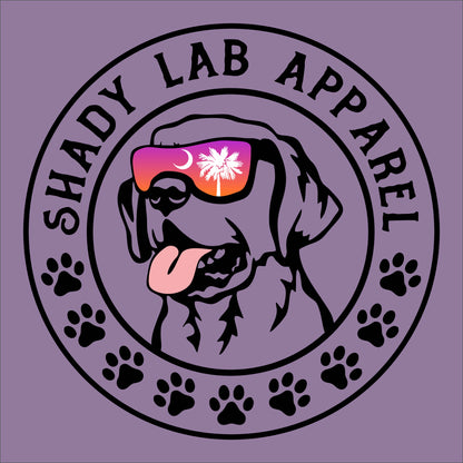 Light Slate Gray Shady Lab-Palmetto Purple