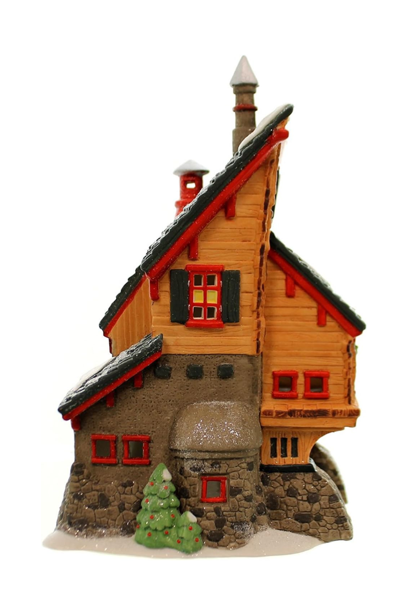 Saddle Brown Department 56 - North Pole Series Elves' Trade School