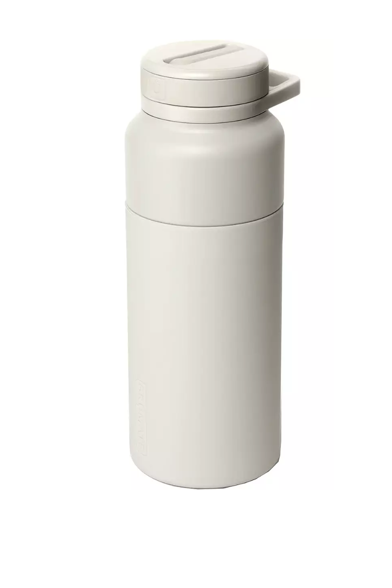 Light Gray Brumate Rotera 35oz Water Bottle - Dune