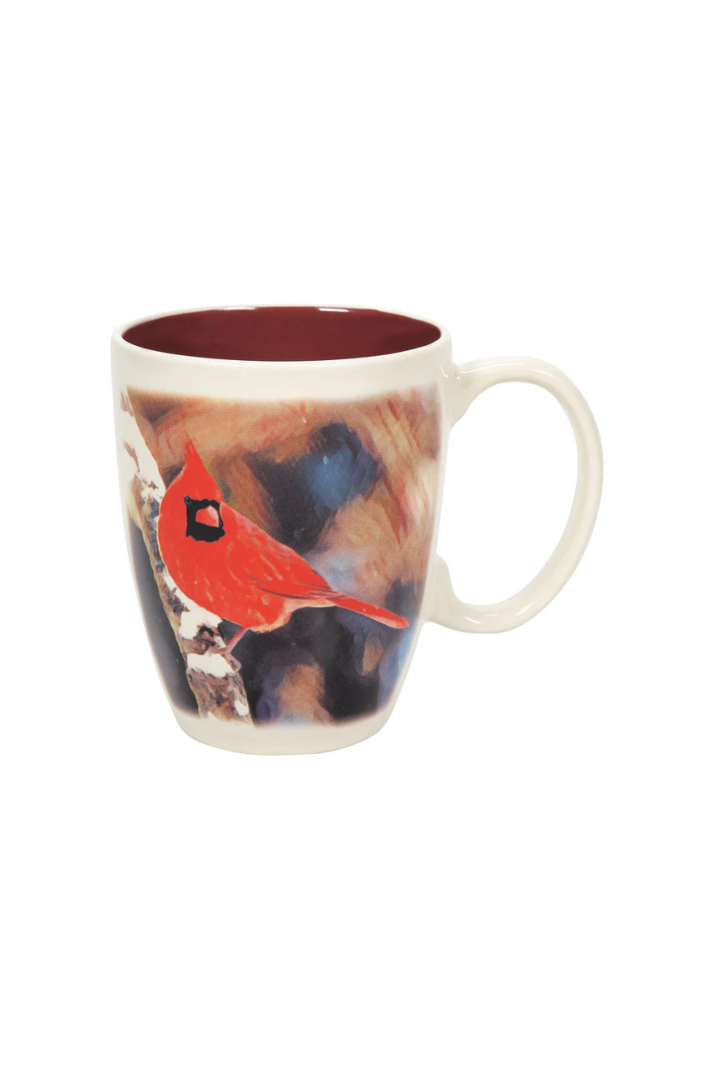 Rosy Brown Caring Cardinals Angels Mug