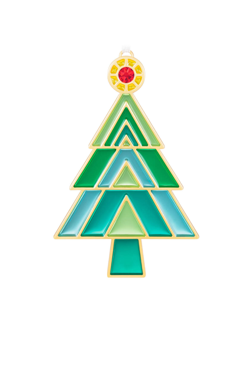 Dark Cyan 2024 Ornament - O Christmas Tree