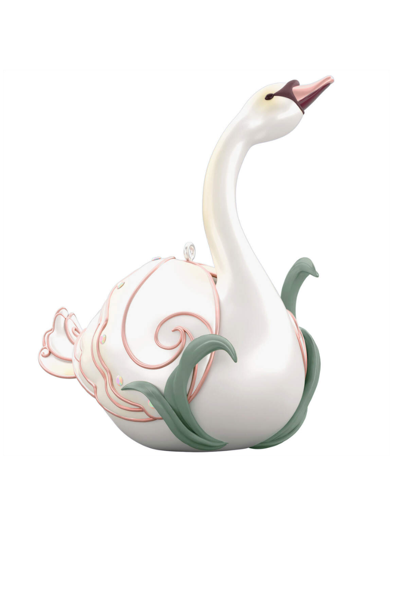 Light Gray 2024 Ornament - Mute Swan