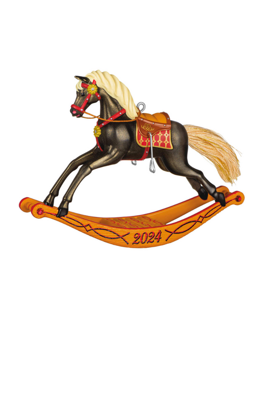 Chocolate 2024 Ornament - Rocking Horse Memories