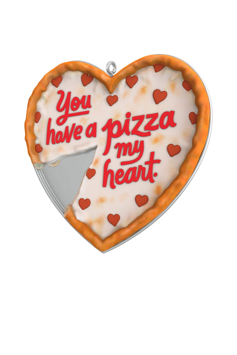 Gray 2024 Ornament - Pizza My Heart