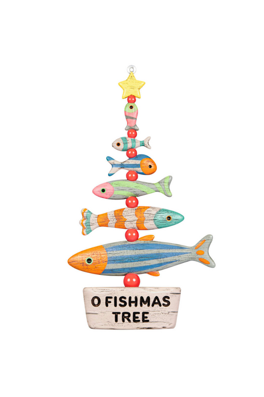 Light Gray 2024 Ornament - O Fishmas Tree