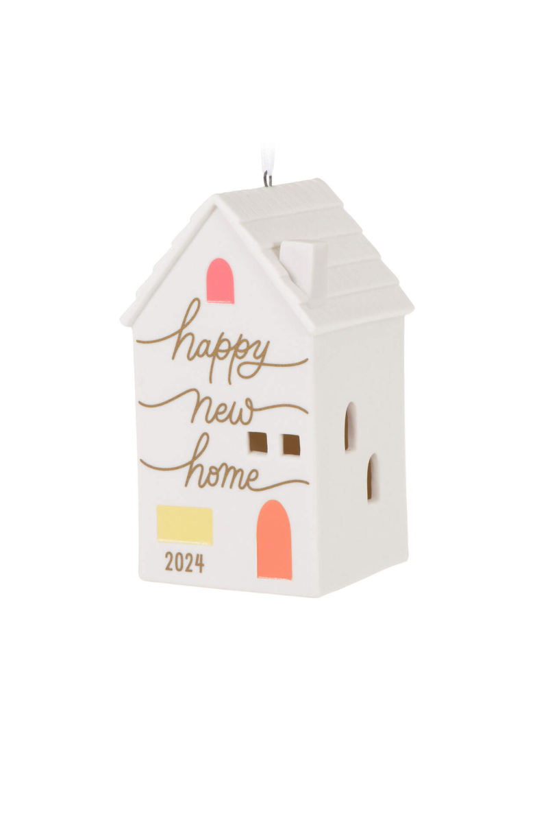 Antique White 2024 Ornament - New Home