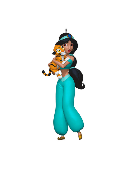 Dark Salmon 2024 Ornament - Jasmine and Rajah