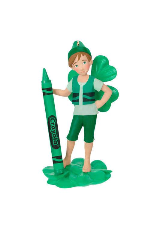 Tan 2024 Ornament - Crayola® Shamrock Fairy