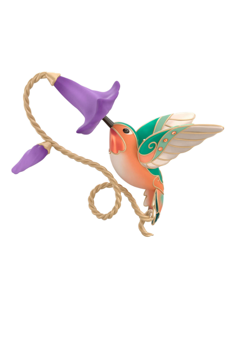 Rosy Brown 2024 Ornament - Allen's Hummingbird SE