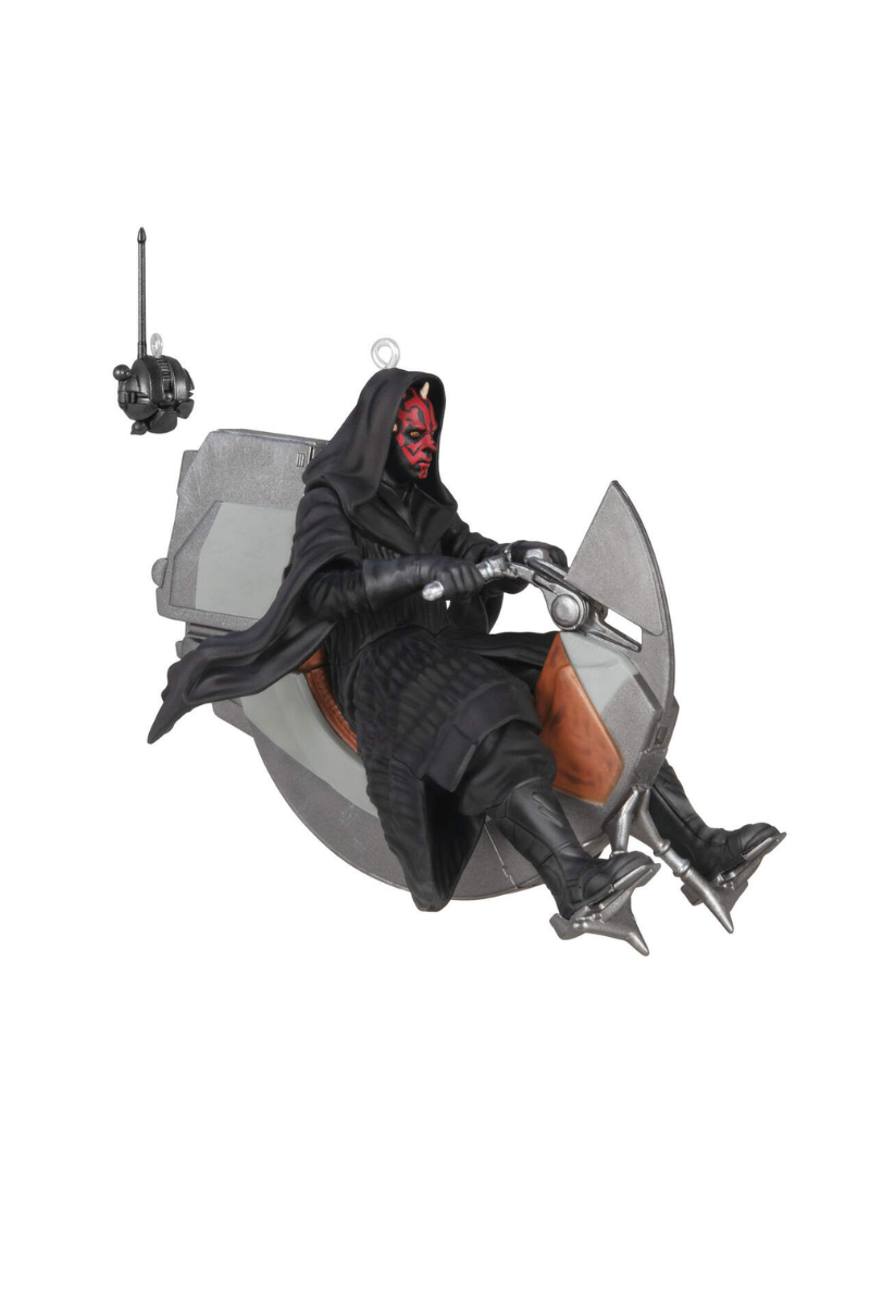 Dark Slate Gray 2024 Ornament - Star Wars: The Phantom Menace™ Darth Maul™ and Sith Probe Droid™ Ornaments, set of 2