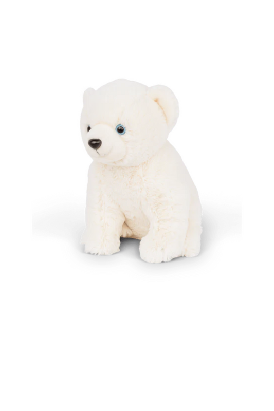 Beige Fahlo Polar Bear Tracking Plush