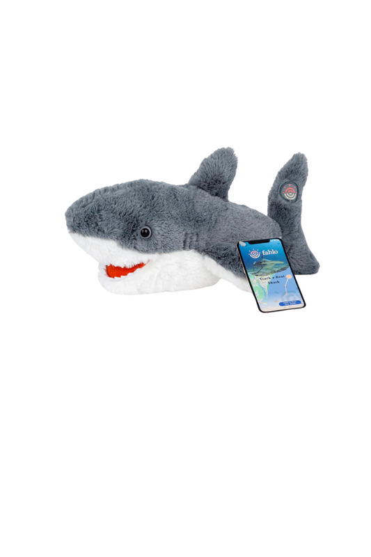 Dim Gray Fahlo The Voyage Shark Tracking Plush