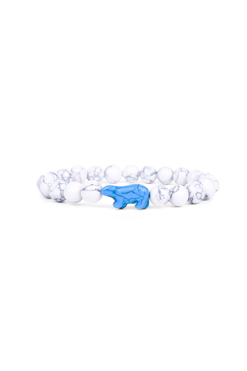 Lavender Fahlo Polar Bear Tracking Bracelet