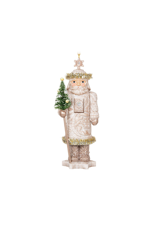 Light Gray 2024 0rnament - Noble Nutcrackers Earl of Snowfall