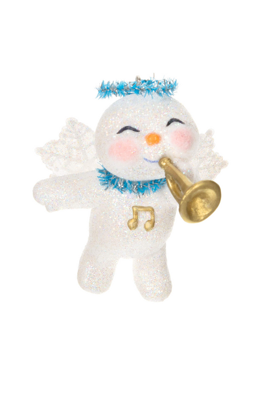 Antique White 2024 Ornament - Snow Angel