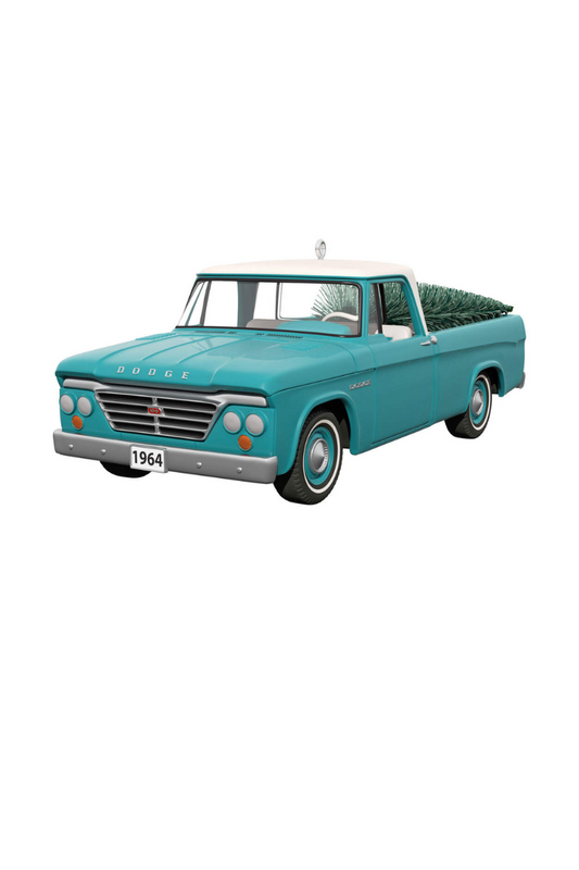 Cadet Blue 2024 Ornament - All-American Trucks 1964 Dodge D-100