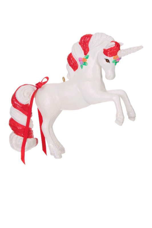 Light Gray 2024 Ornament - Sweet Unicorn