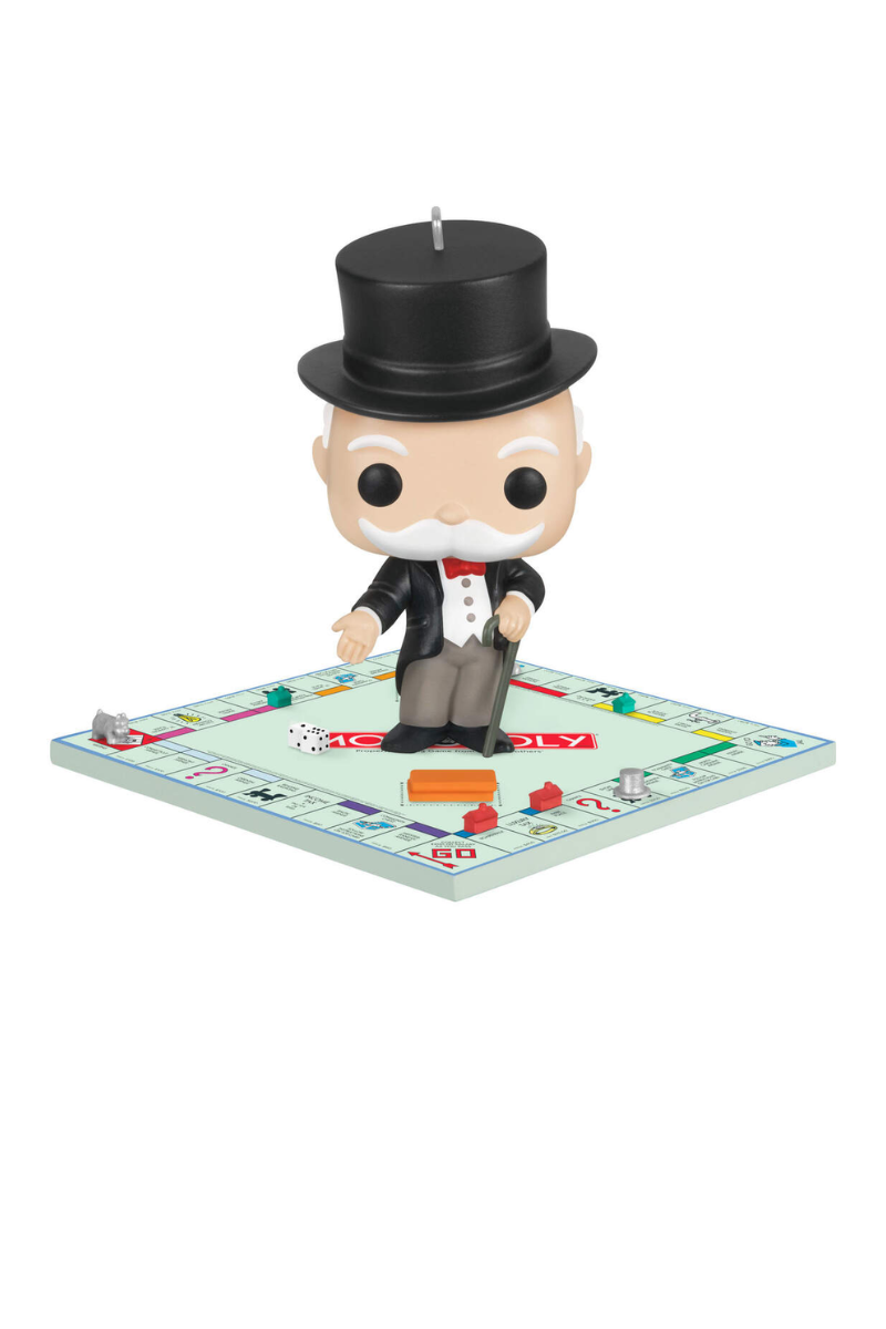 Dark Slate Gray 2024 Ornament - Monopoly™ Mr. Monopoly Funko POP!®