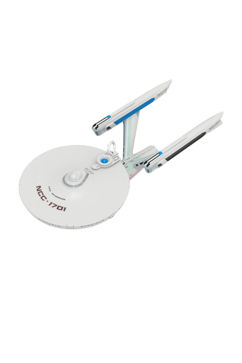 Light Gray 2024 Ornament - Mini Star Trek™: The Motion Picture U.S.S. Enterprise NCC-1701 Refit