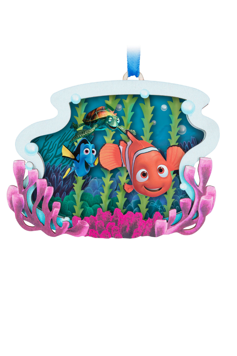 Dark Slate Gray 2024 Ornament - Disney Finding Nemo Totally Unforgettable Friends