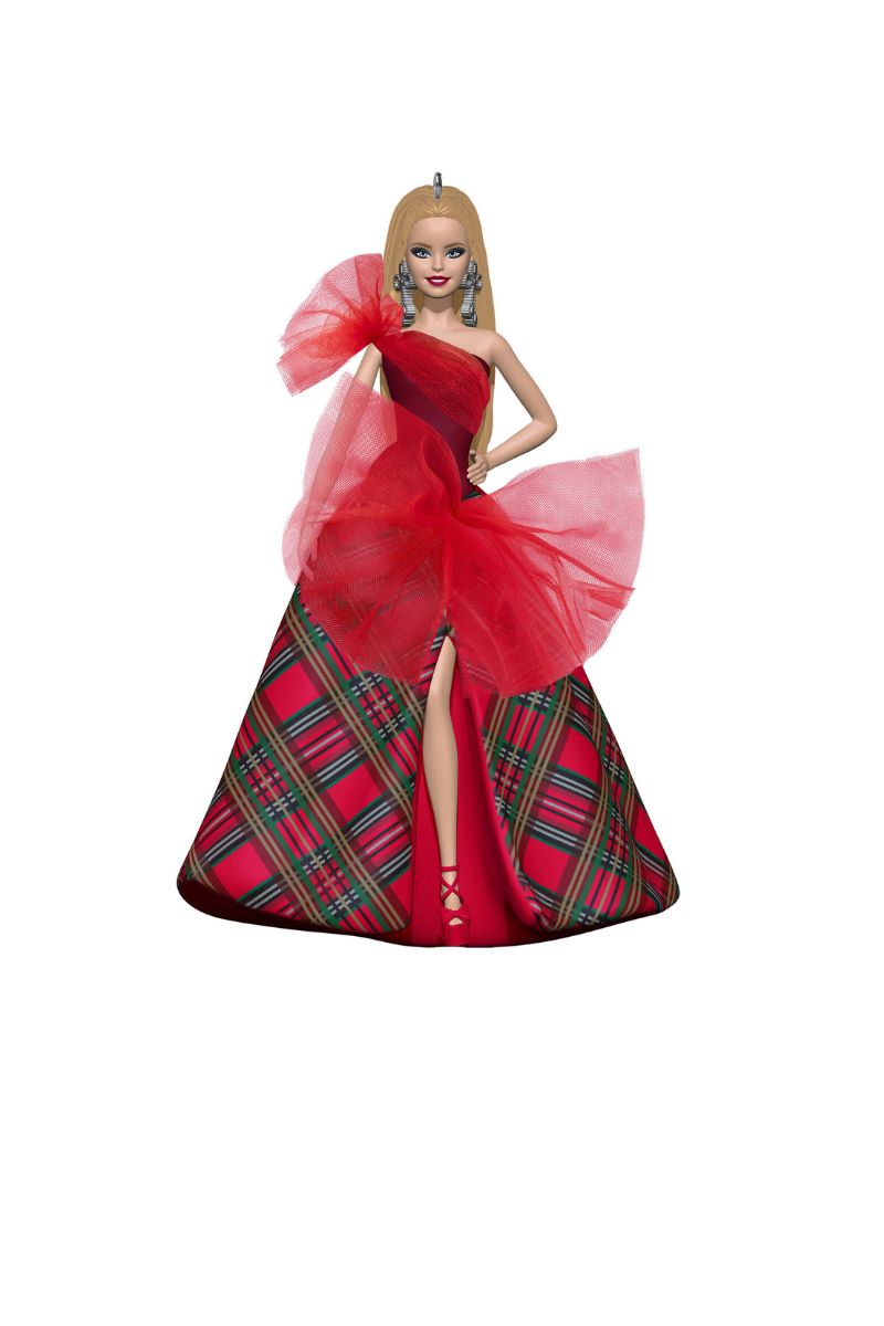 Maroon 2024 Ornament - Holiday Barbie