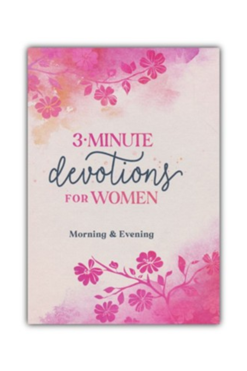 Light Gray 3-Minute Devotions for Women Morning and Evening