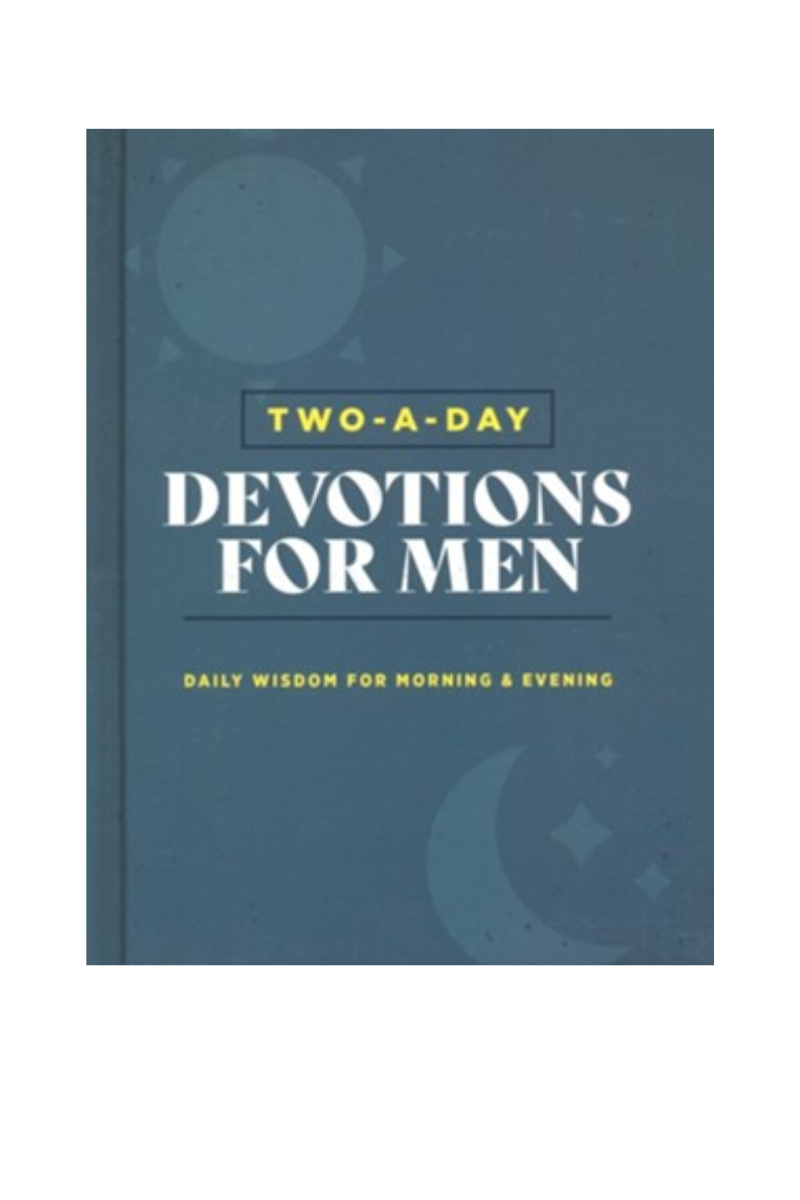 Dim Gray Two-a-Day Devotions for Men: Daily Wisdom for Morning & Evening