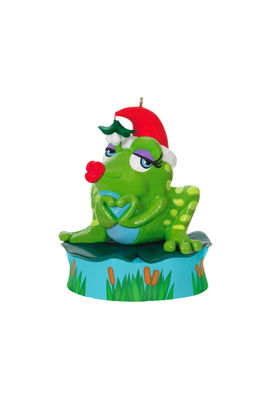 Olive Drab 2024 Ornament - Mistle-Toad with Sound