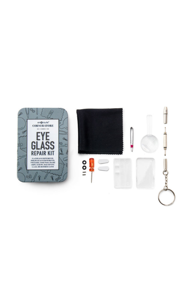 Black En Route® Corner Store Eyeglass Repair Kit