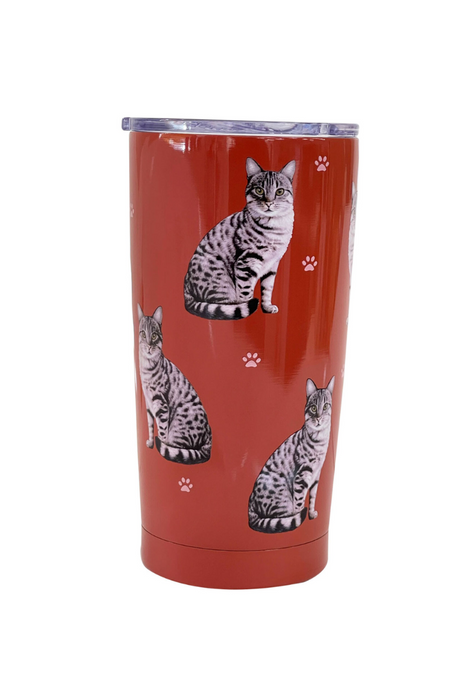 Tumbler 20oz Cats & Bookslife is Good 