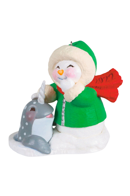 Sea Green Snow Buddies 2022 Ornament