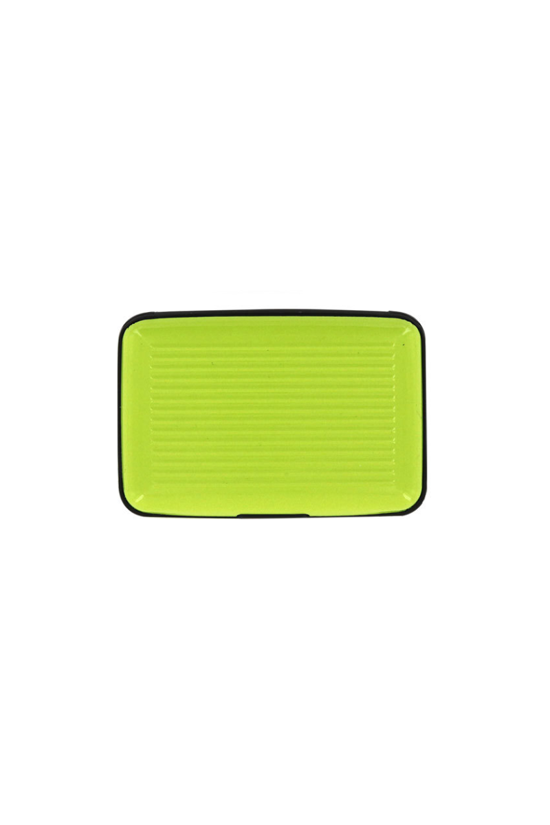 Yellow Green ScanSafe Security Wallet